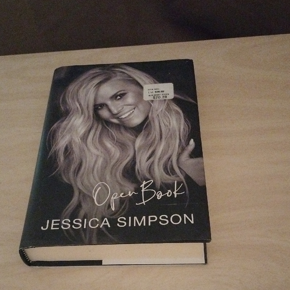 Jessica Simpson Open Book - Monochrome Cover